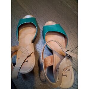 Wonders open toe heels